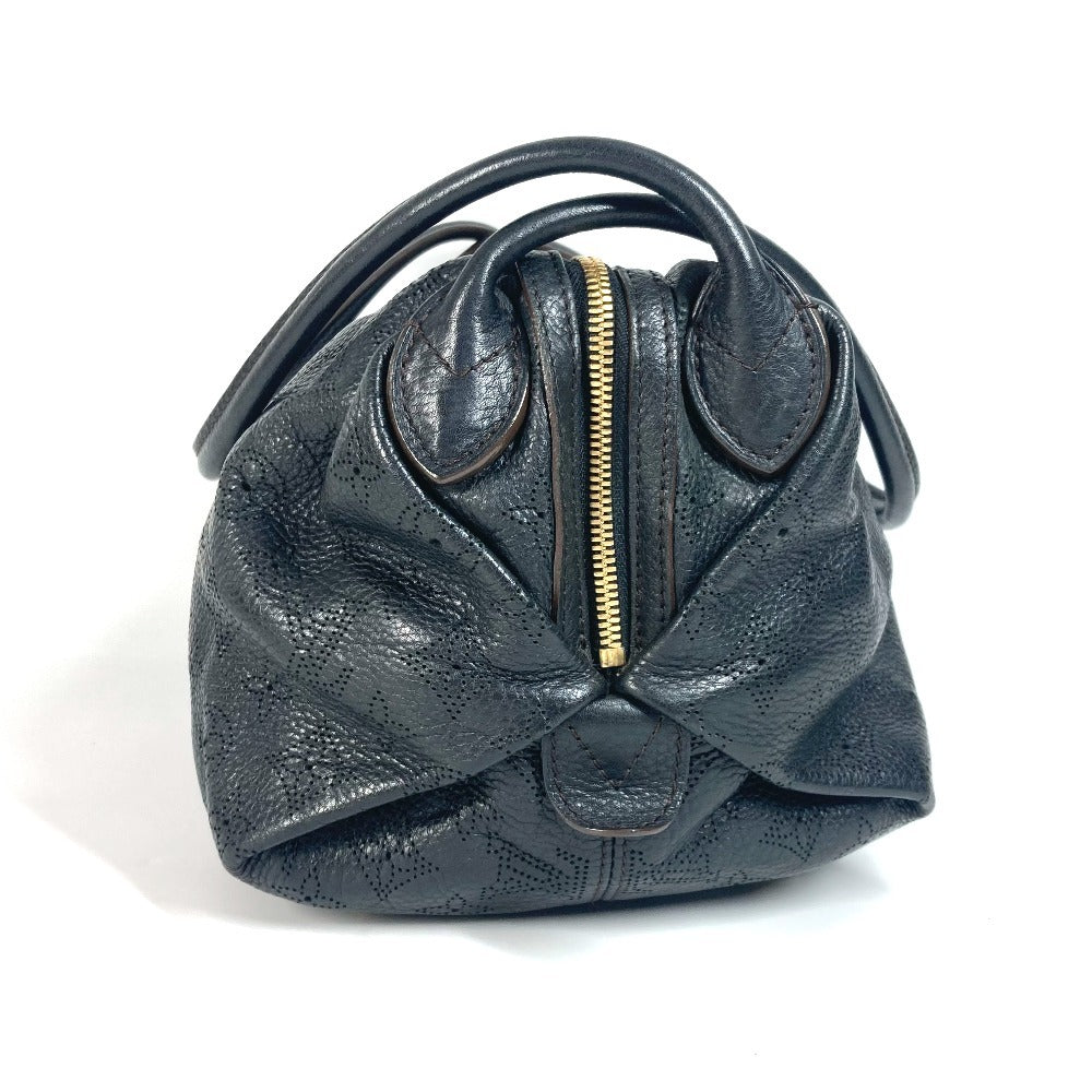 Louis Vuitton M93814 mahina Galatea PM Monogram Leather Black Shoulder Bag