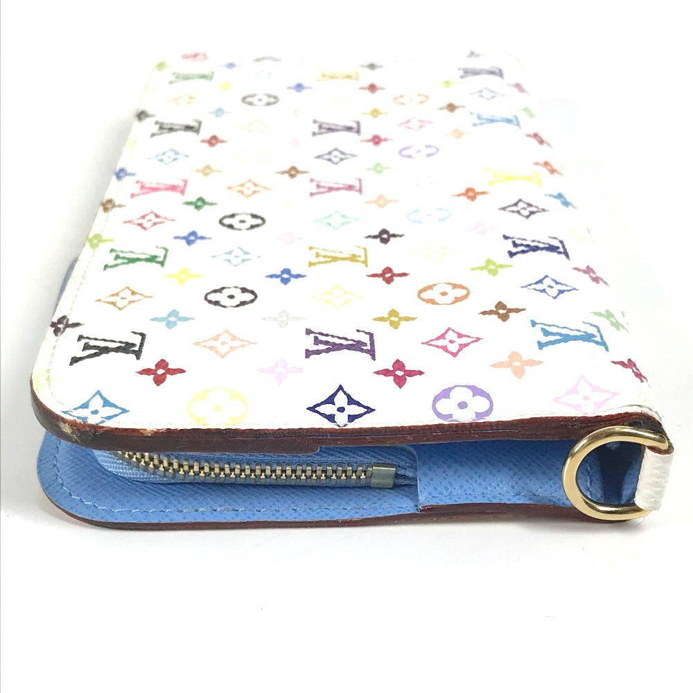 Louis Vuitton Long Purse M93749 Portefeuille Ansolit Monogram Canvas Blue Multicolor Wallet Case