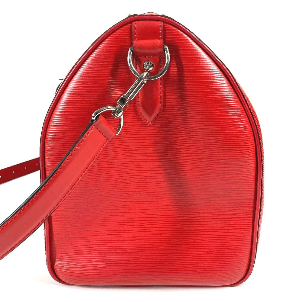 Louis Vuitton Boston Duffel M53419 Epi Leather Red Travel Bag