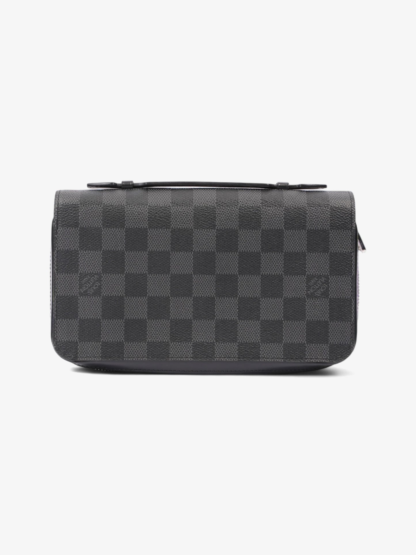 Louis Vuitton XL Zippy Graphite Coated Damier Canvas Coated Canvas Wallet Case