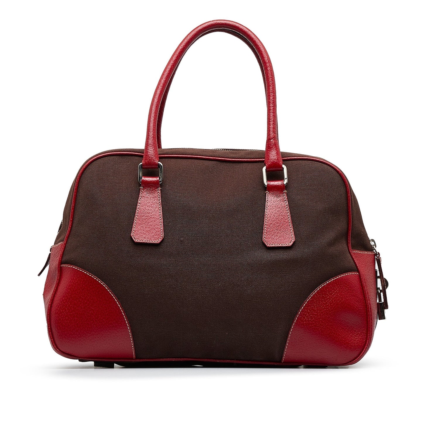 Prada Canapa Bauletto Handbag Travel Bag
