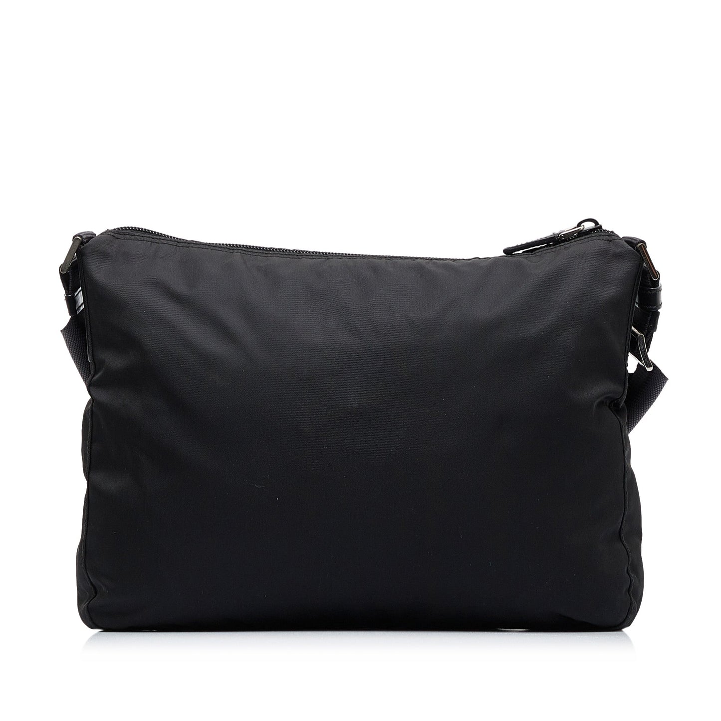 Prada Tessuto Luxury Handbag Canvas Nylon Black Travel Bag