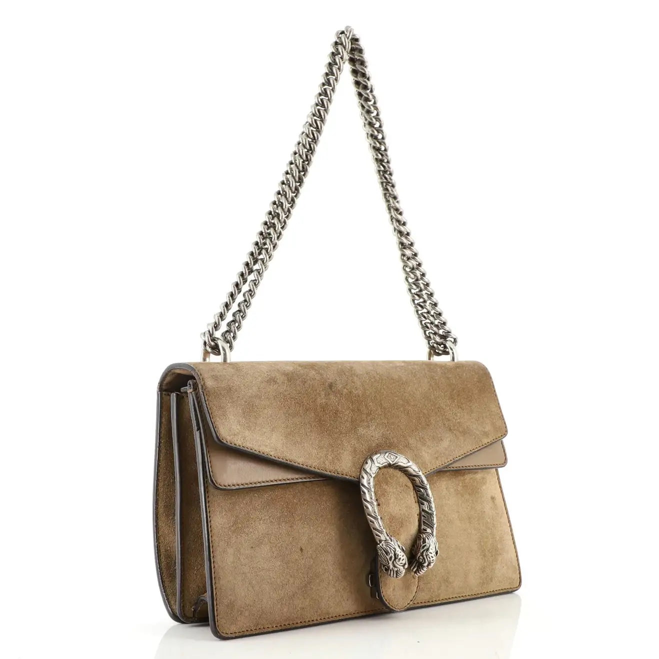 Gucci DIONYSUS Suede Chain Travel Bag