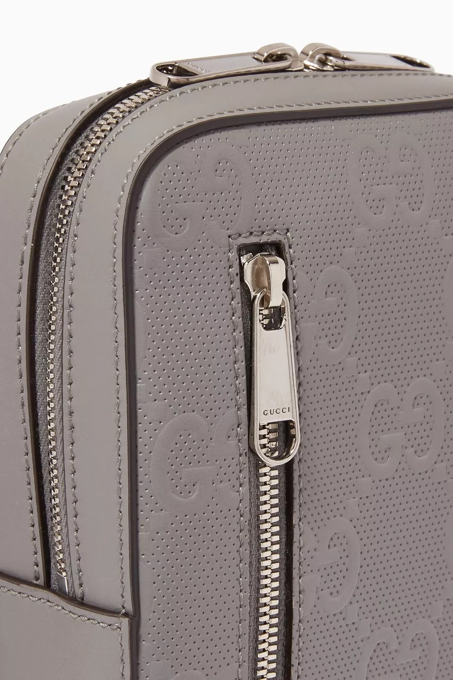 Gucci GG EMBOSSED SLINGBAG Leather Travel Bag