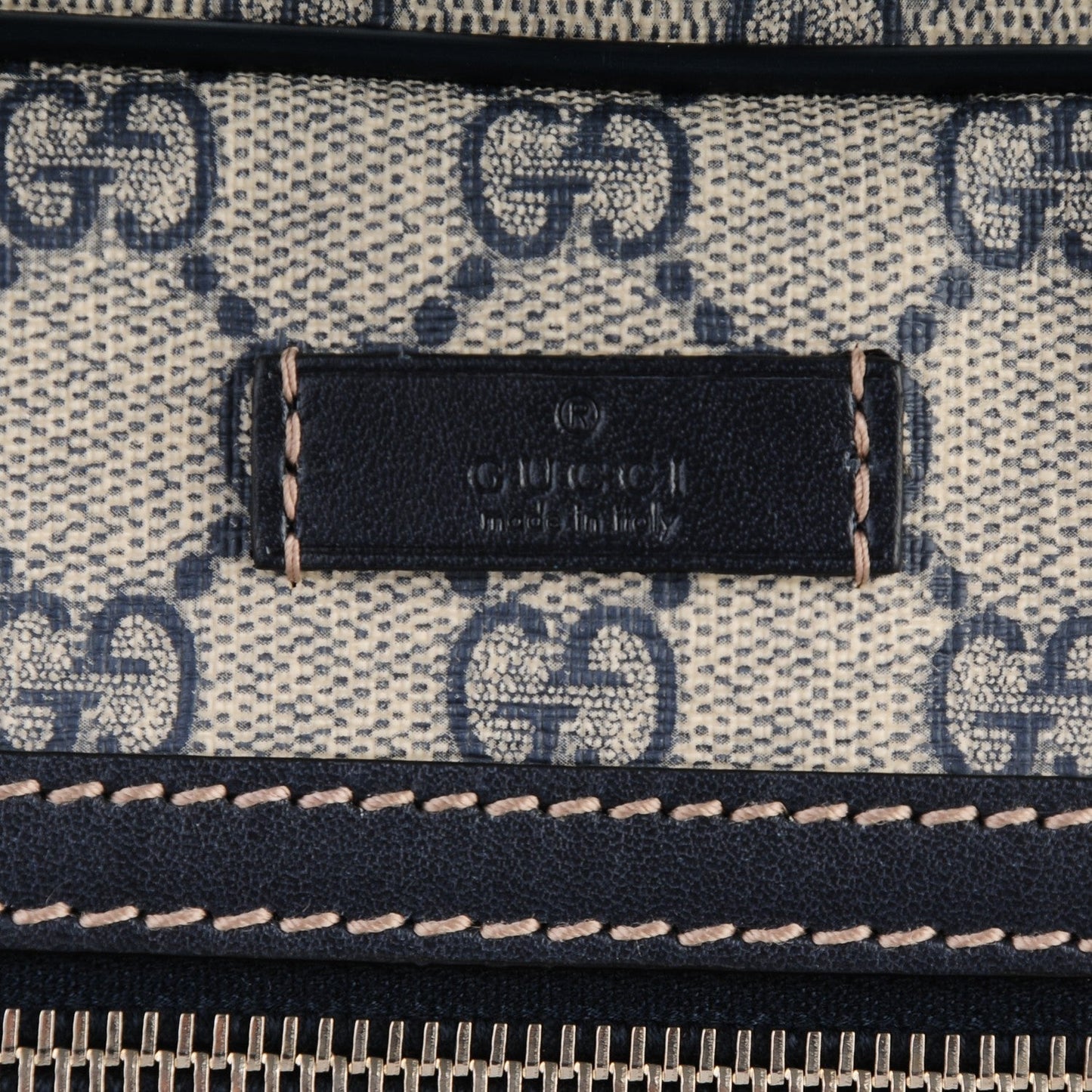 Gucci GG PLUS COATED Monogram Canvas Navy Apparel