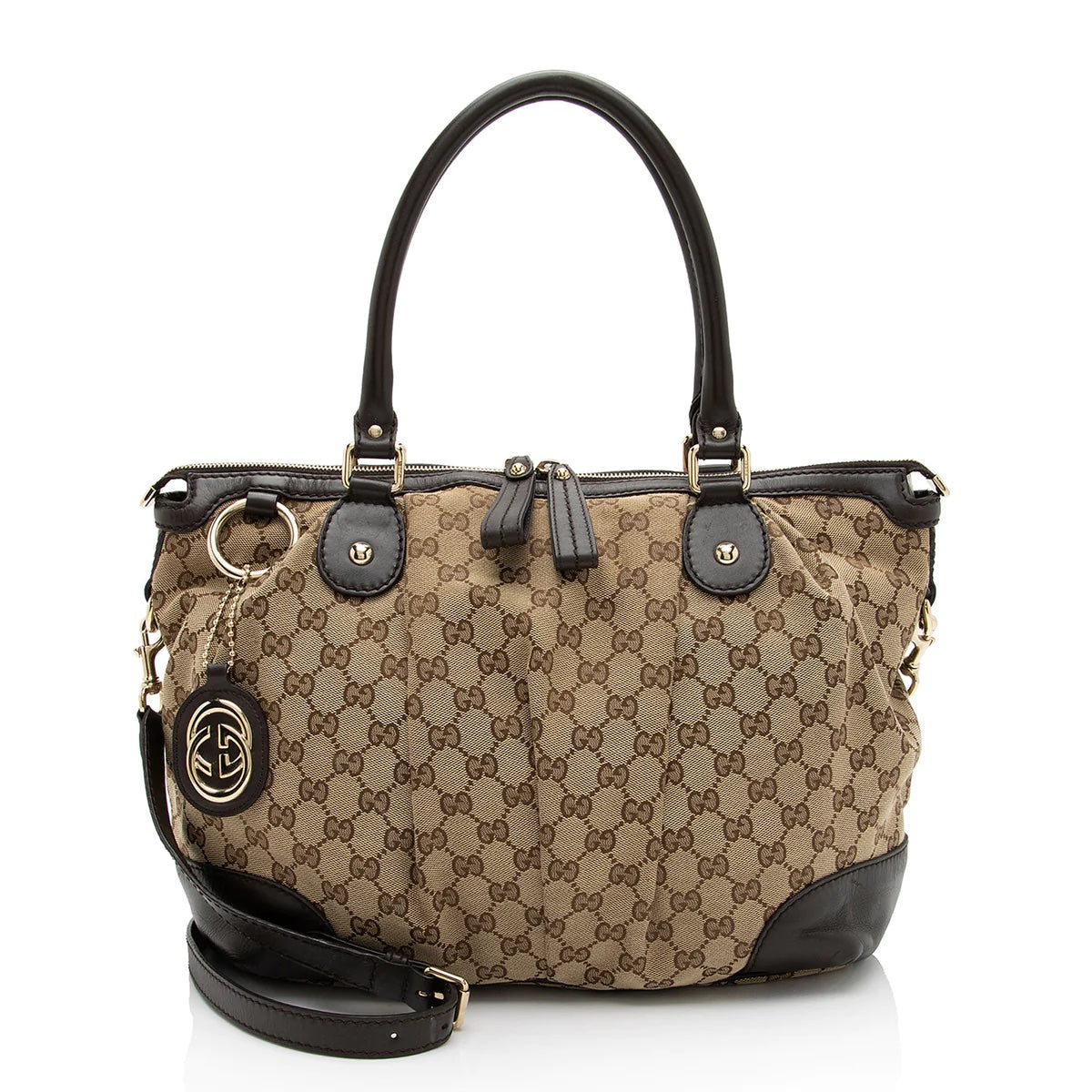 Gucci SUKEY ORIGINAL GG Top Handle Travel Bag