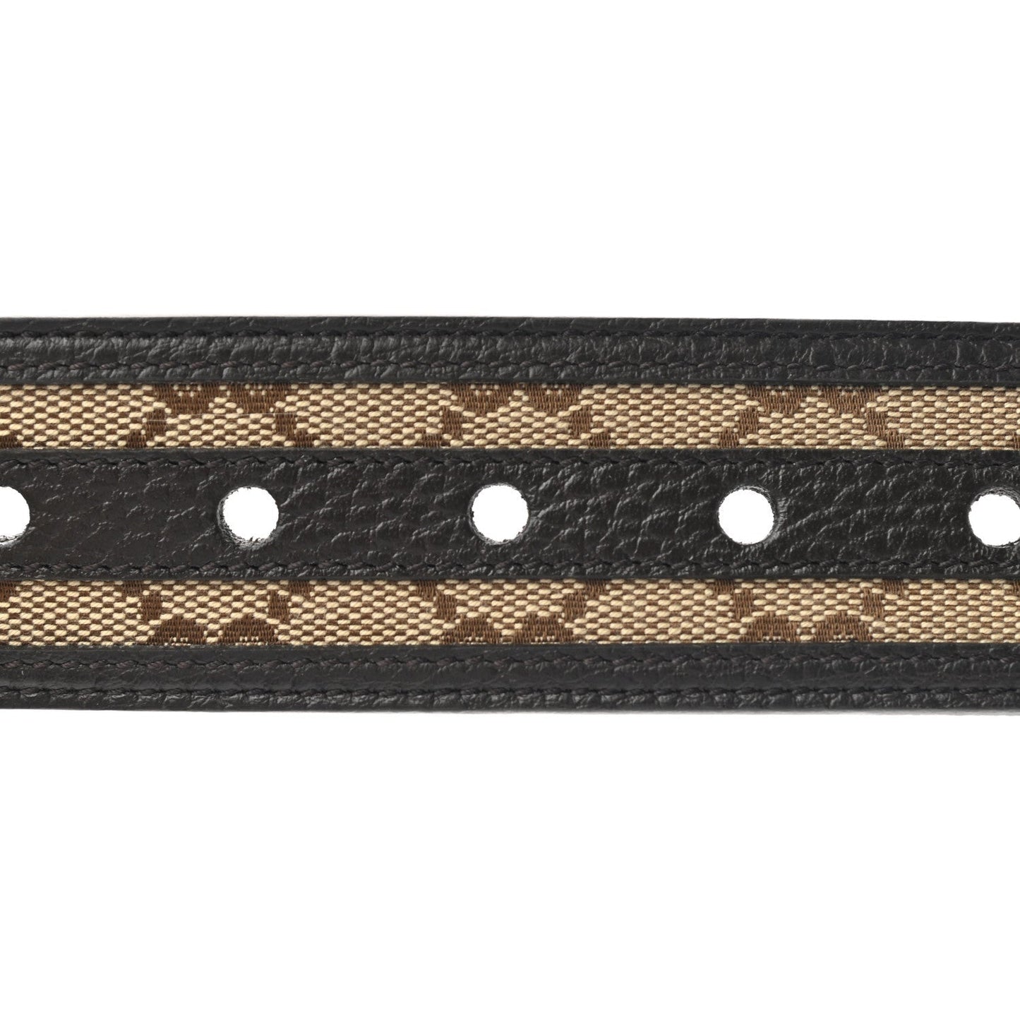Gucci GG SUPREME 40MM BUCKLE Calfskin Belt