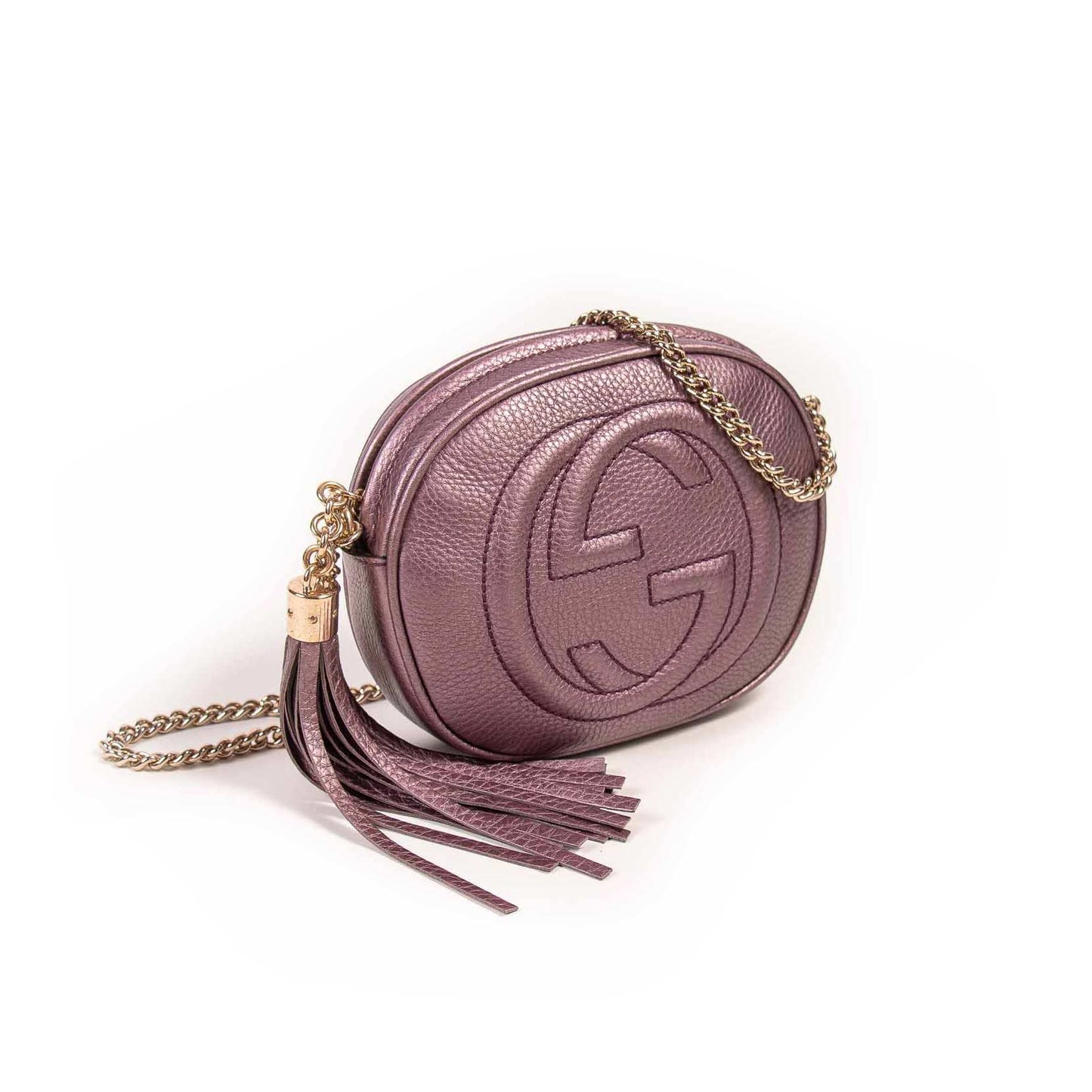 Gucci N Calfskin Mini Chain Travel Bag