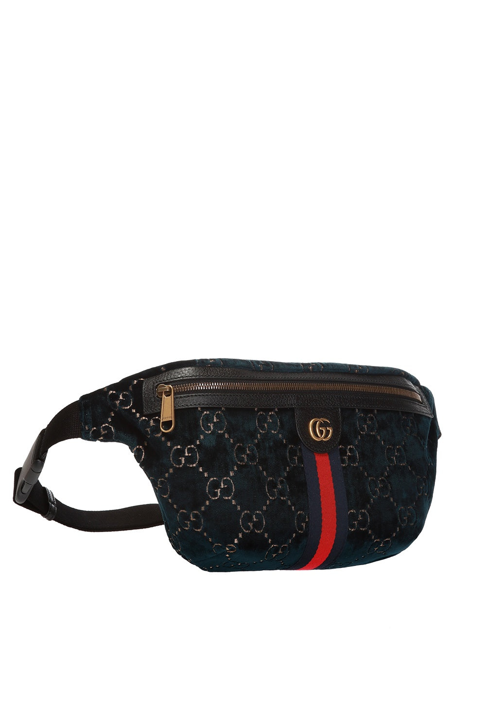Gucci GG OPHIDIA WEB VELVET Large Belt