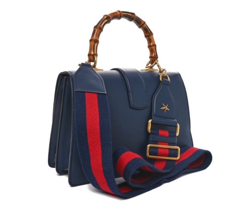 Gucci MOON BAMBOO WEB DIONYSUS Calfskin Medium Top Handle Handbag