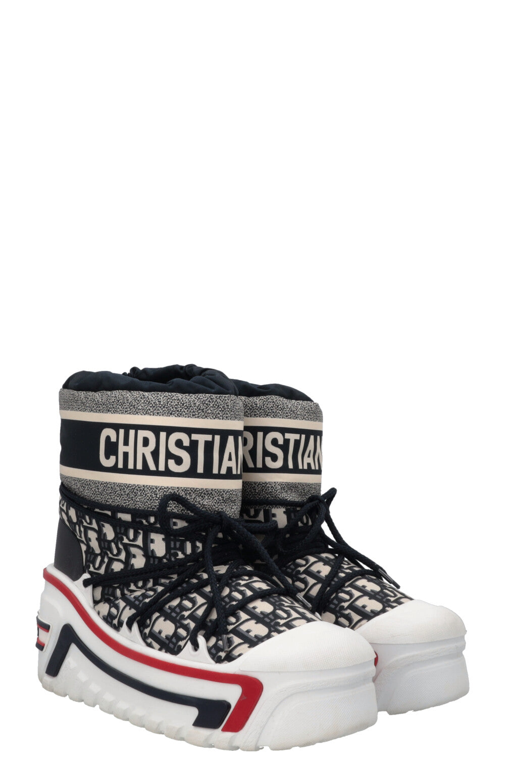 Dior Handbag Alps Apres Ski Boots Oblique White Shoes