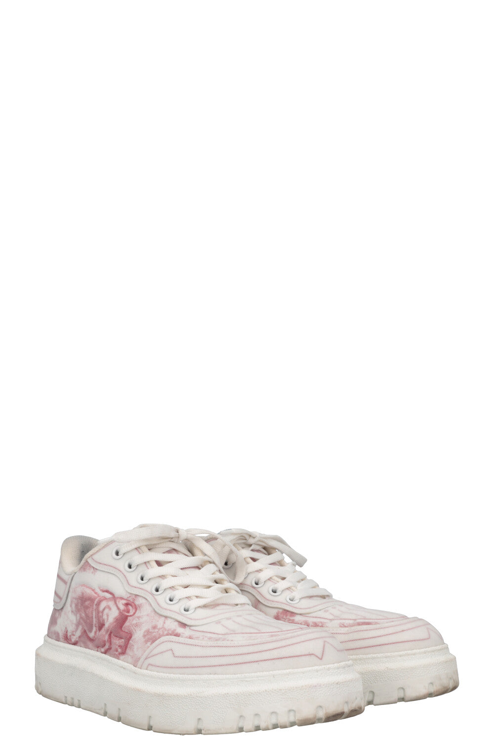 Dior Handbag Addict Sneaker White Pink Shoes