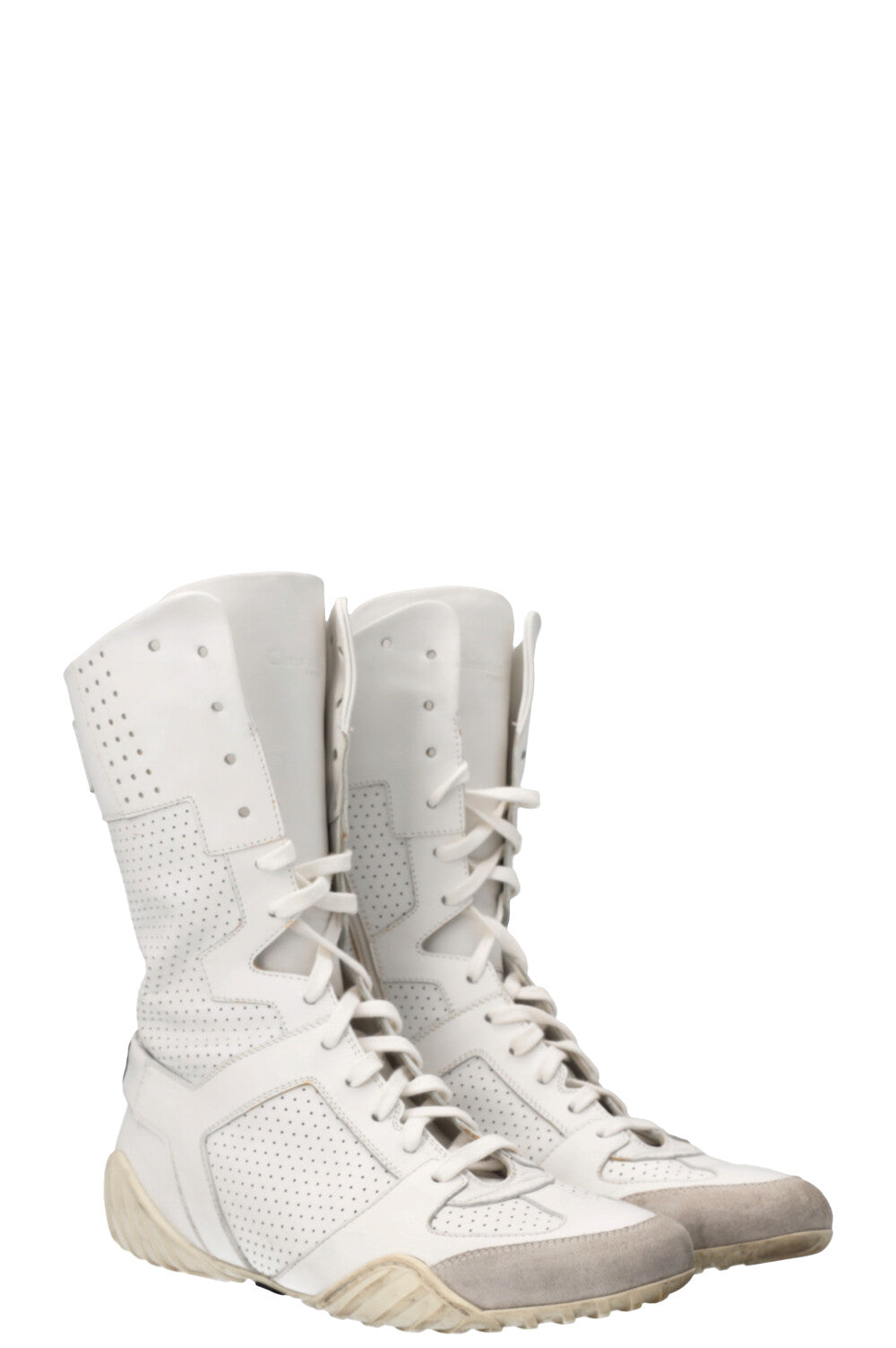 Dior Handbag J´A Boxer High Top Sneakers White Shoes
