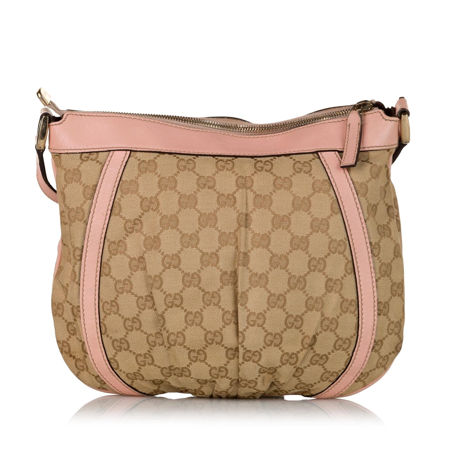 Gucci Abbey GG SHG Canvas Brown Crossbody Bag