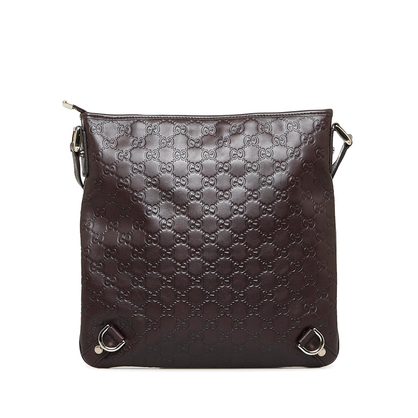 Gucci Abbey Guccissima SHG-2YK9DC Calf Brown Crossbody Bag