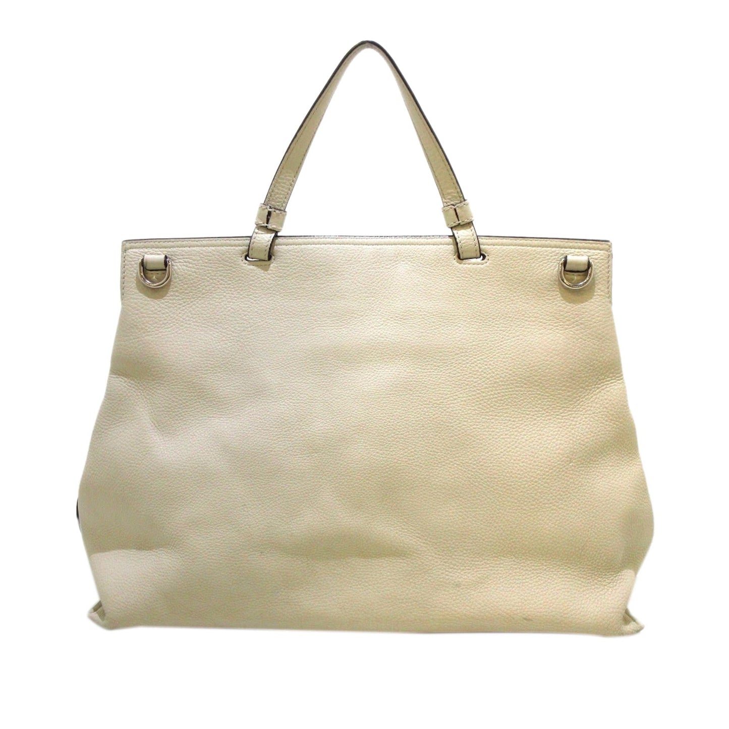 Gucci Bamboo Daily SHG Leather Calf White Satchel Bag Satchel Shg