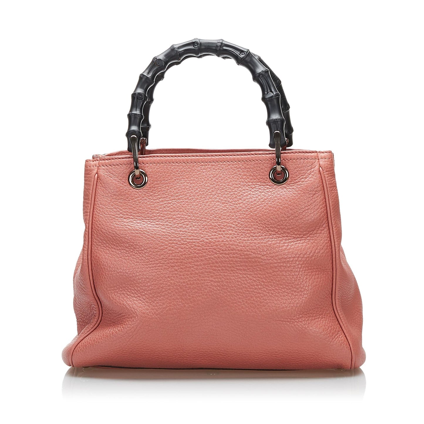 Gucci Bamboo Shopper SHG Calf Pink Satchel Bag