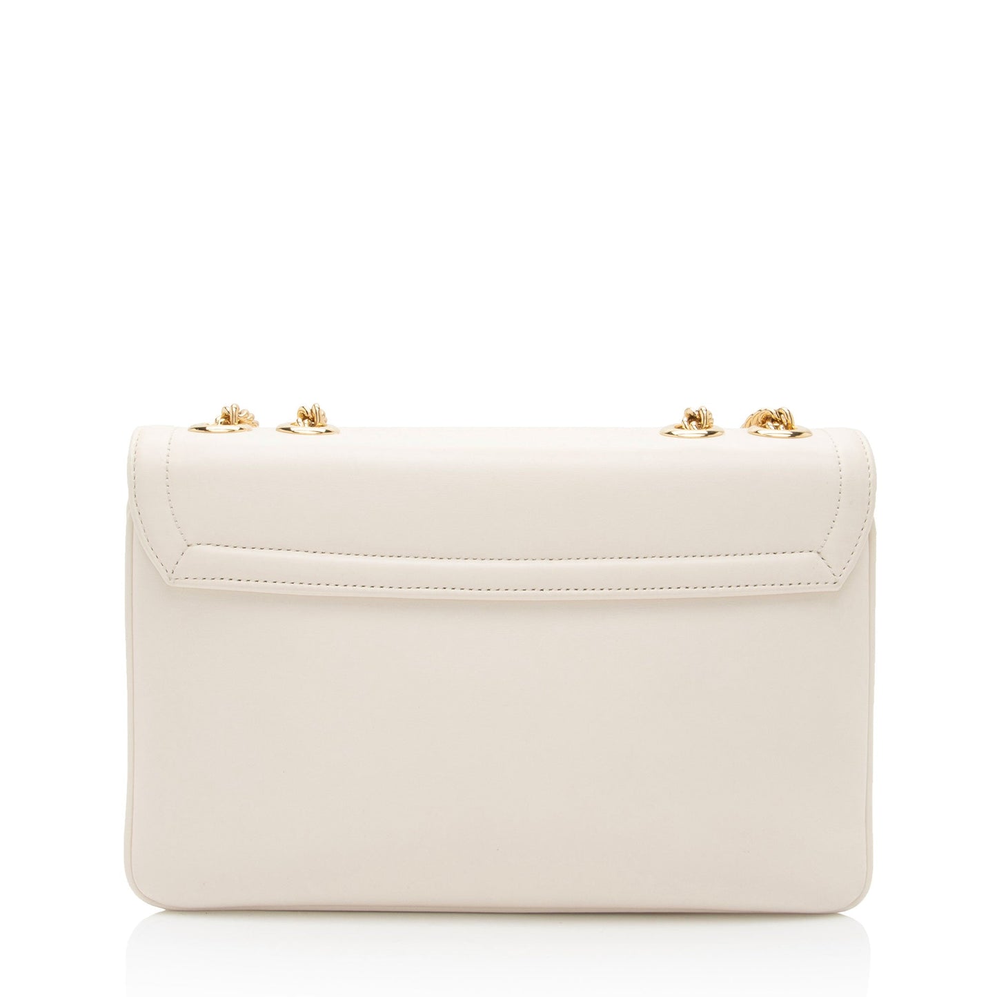 Gucci Rajah Zumi Calfskin White Medium Crossbody Bag