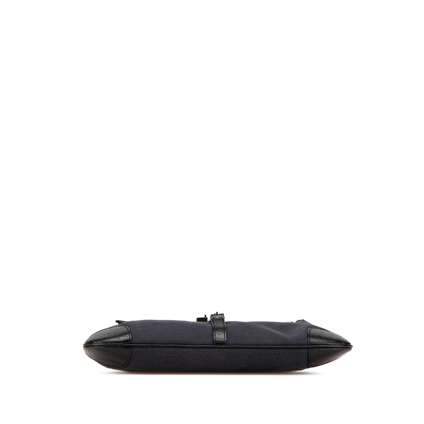 Gucci Bamboo Jackie Canvas Black Shoulder Bag