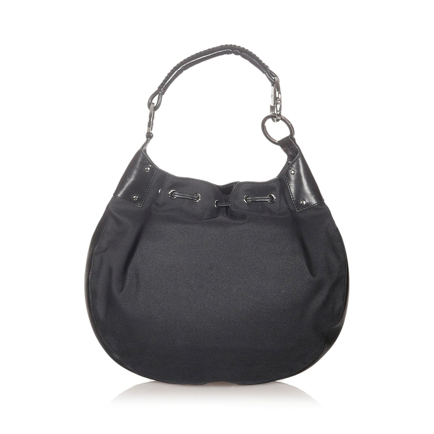 Gucci Drawstring SHG Canvas Black Jewelry