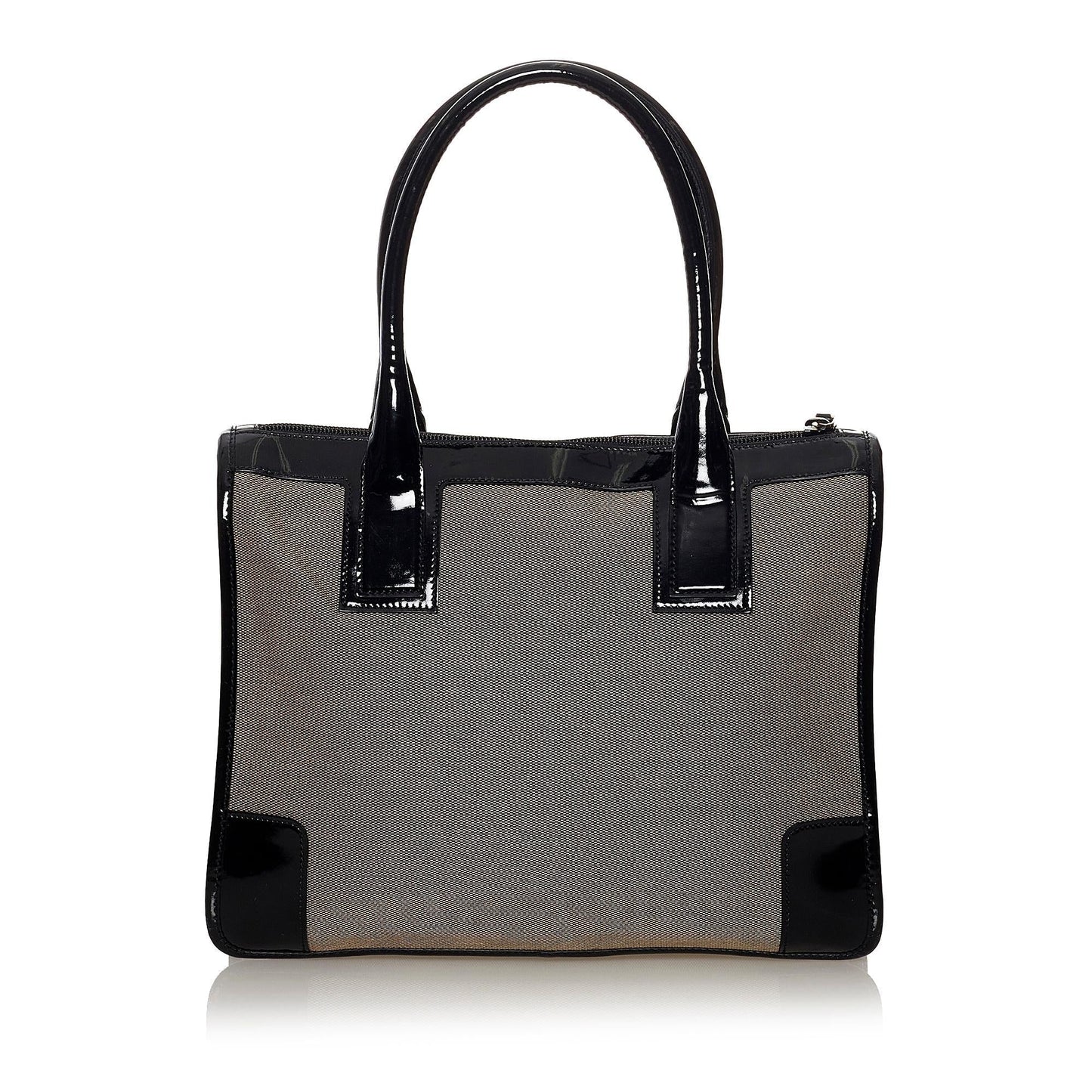 Gucci SHG Canvas Black Grey Satchel Bag