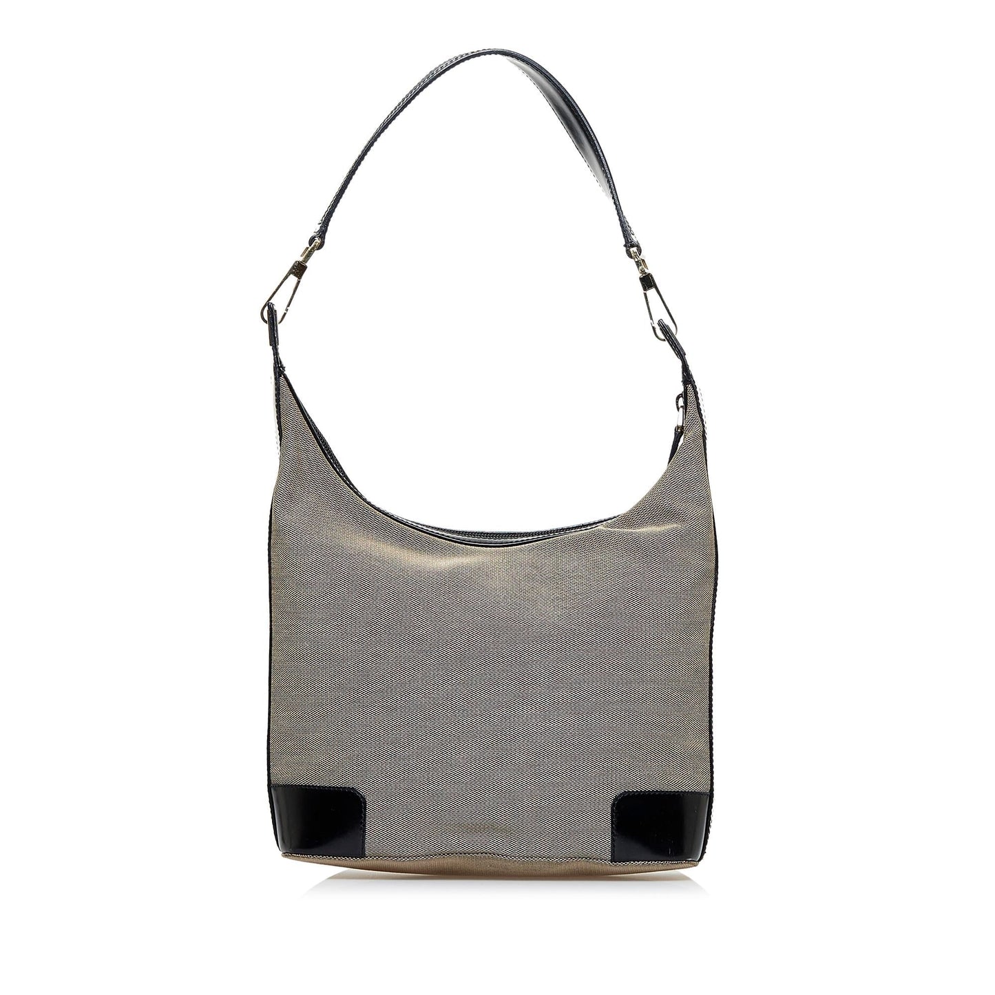 Gucci SHG-1EBc7a Canvas Calf Black Brown Shoulder Bag