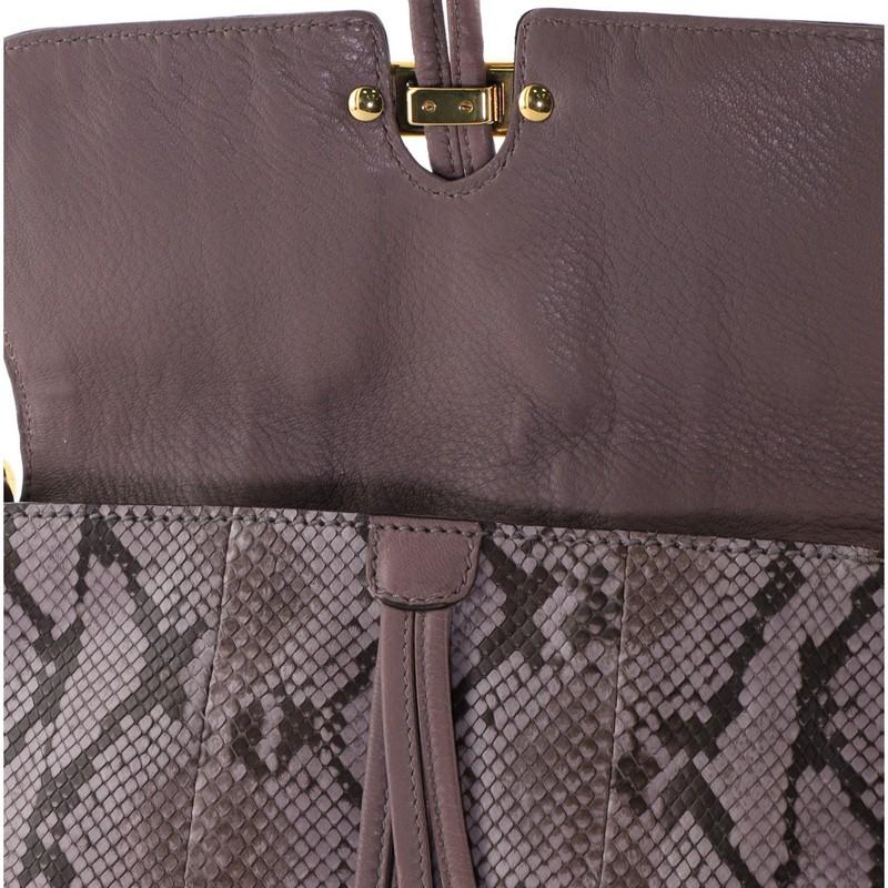 Gucci Croisette Python Travel Bag