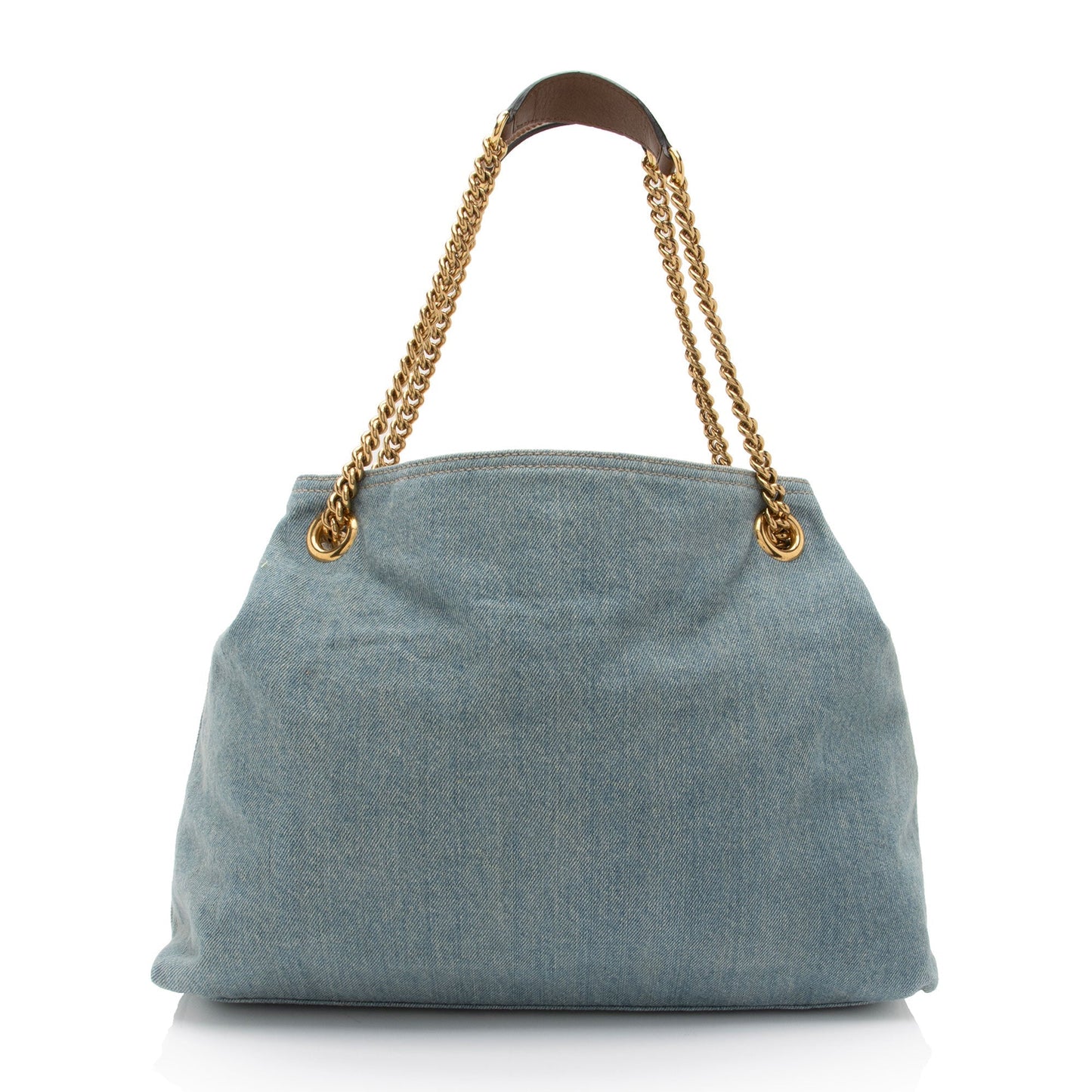 Gucci Soho SHF-gKU581 Leather Denim Blue Medium Shoulder Bag