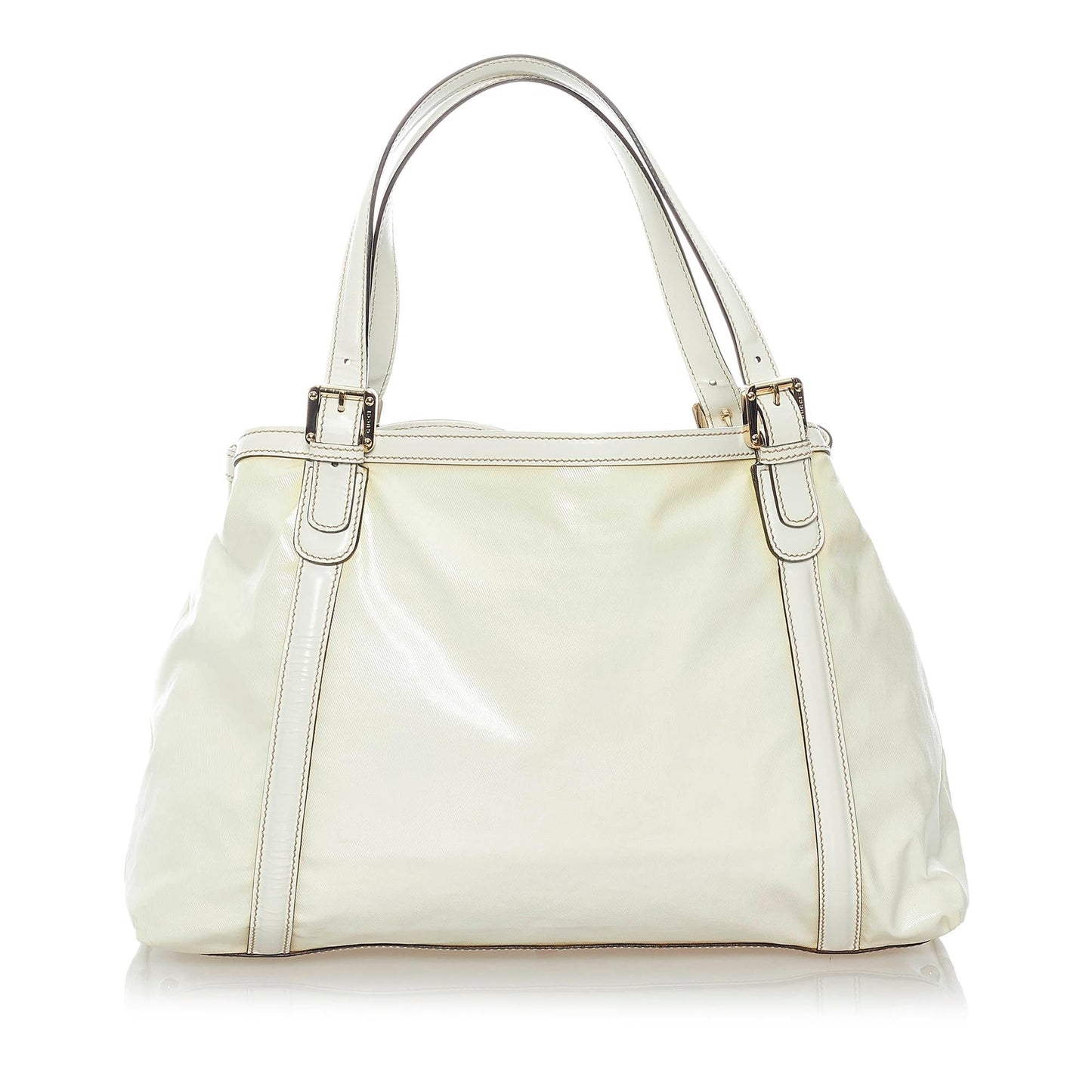 Gucci Dialux Britt SHG Calf White Tote Bag Bag Shg