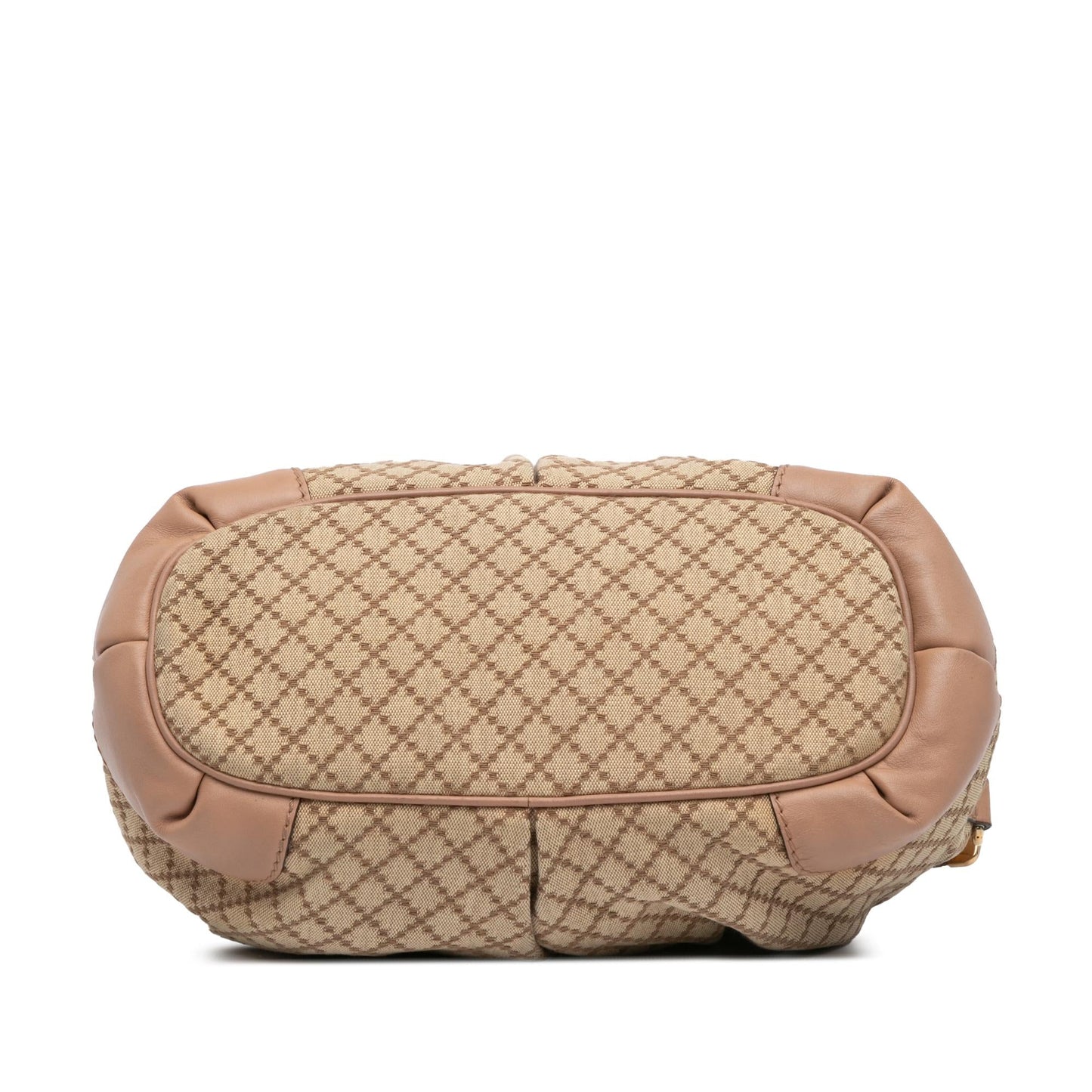 Gucci Diamante Sukey Canvas Calf Brown Satchel Bag Satchel 3