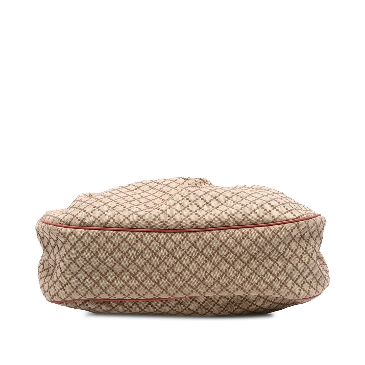 Gucci Diamante Sukey Canvas Brown Shoulder Bag