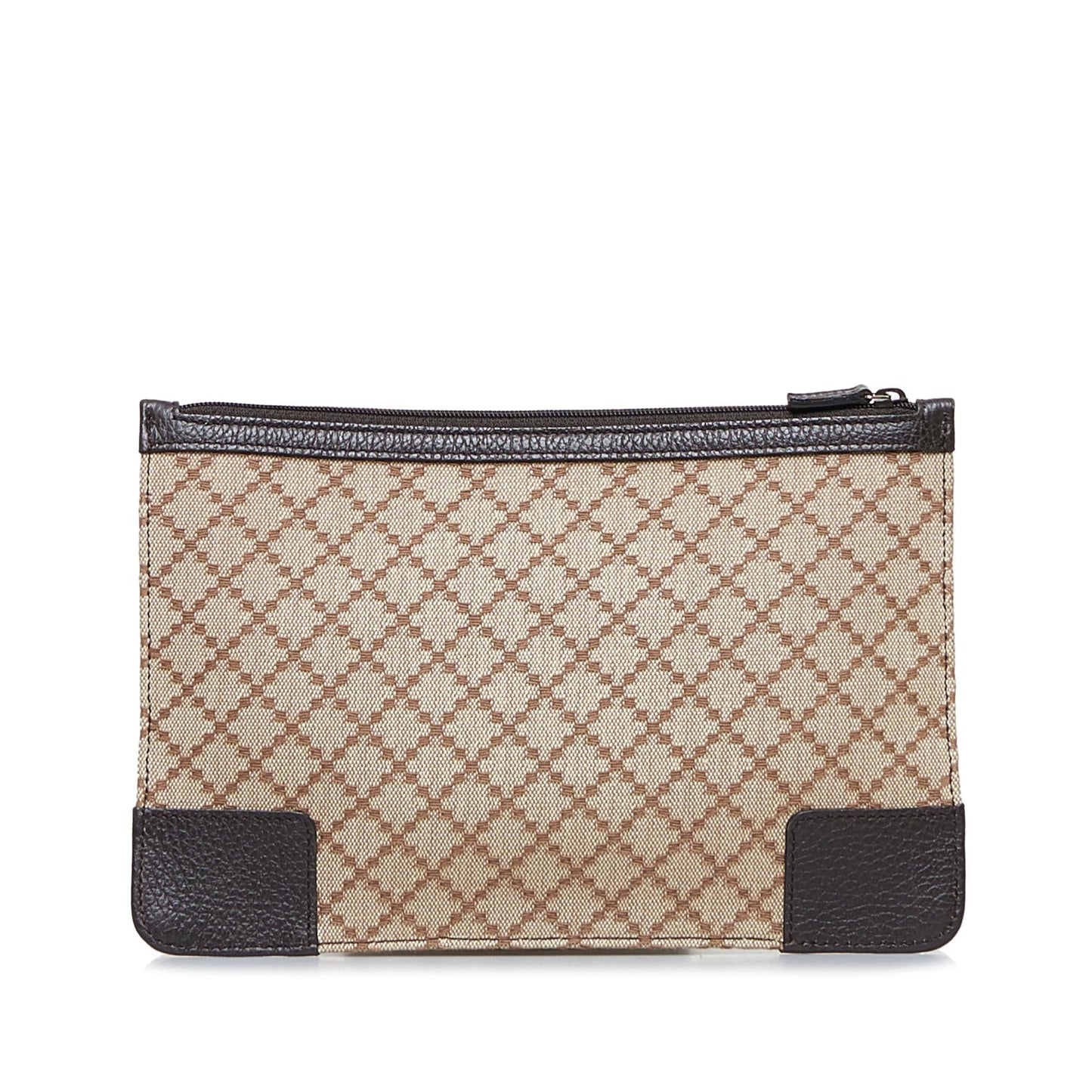 Gucci Diamante Pouch SHG-ygDwL7 Canvas Brown Handbag