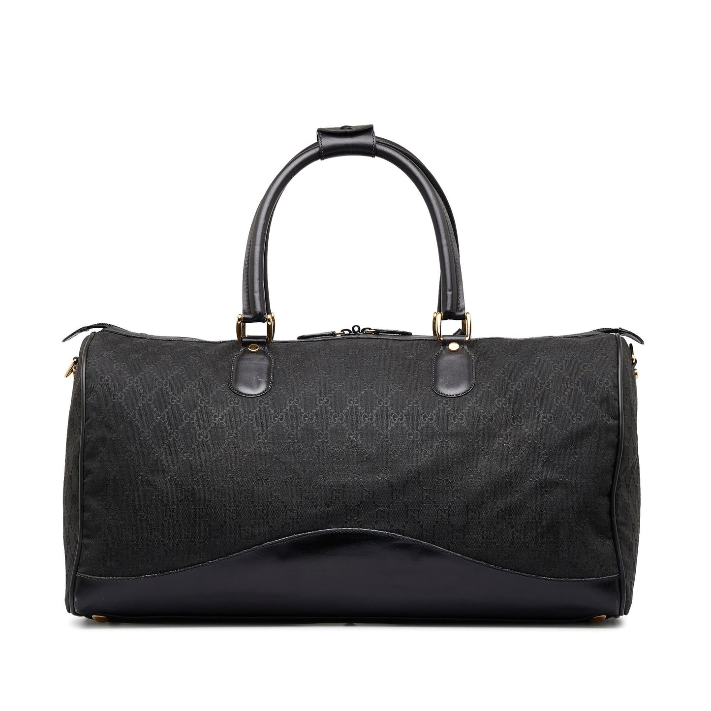 Gucci Diamante SHG-y7ADfm Canvas Black Satchel Bag