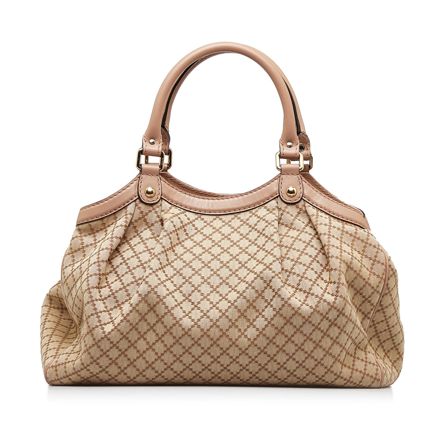 Gucci Diamante Sukey SHG-CWuYvJ Canvas Brown Tote Bag