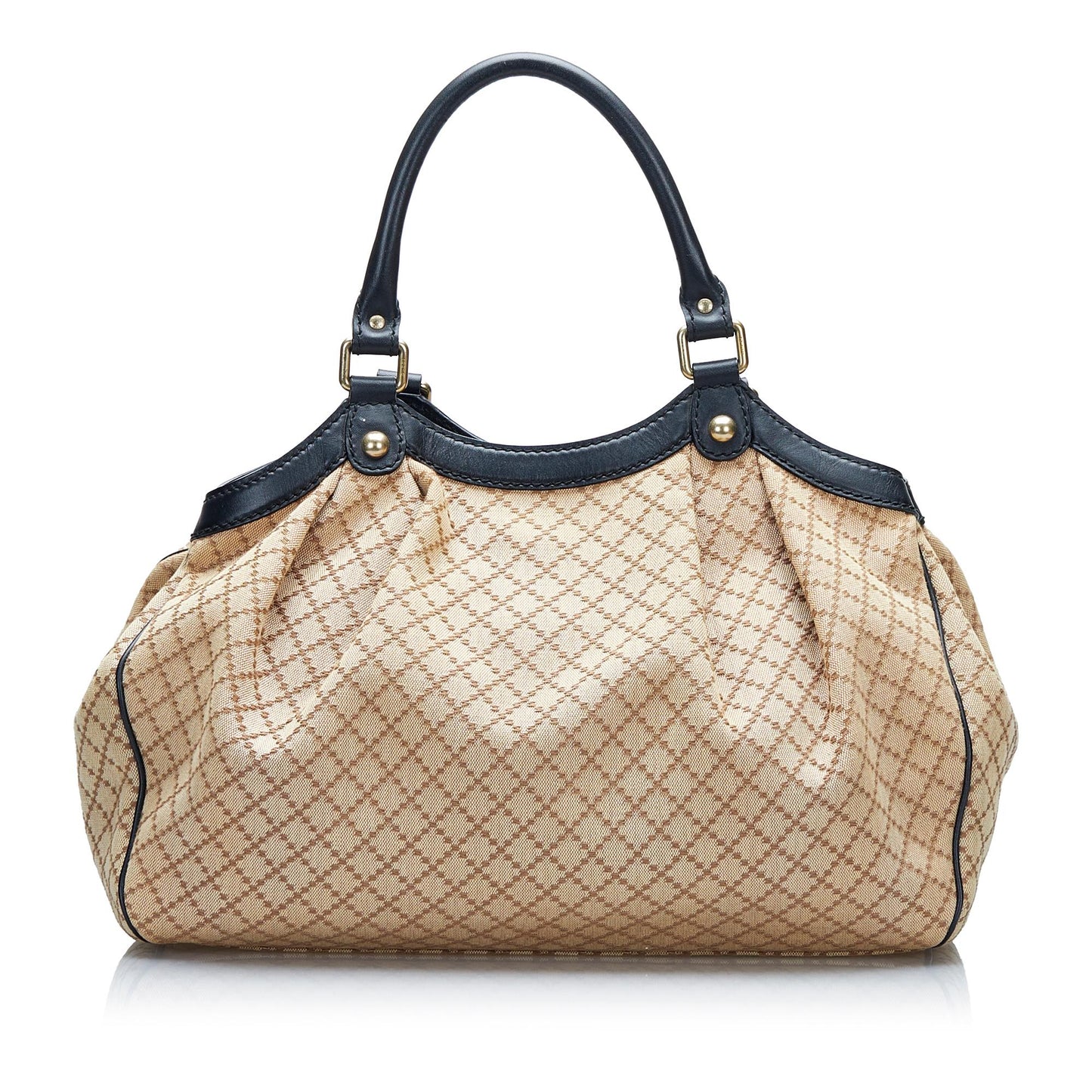 Gucci Diamante Sukey SHG-dyPEeA Canvas Brown Tote Bag