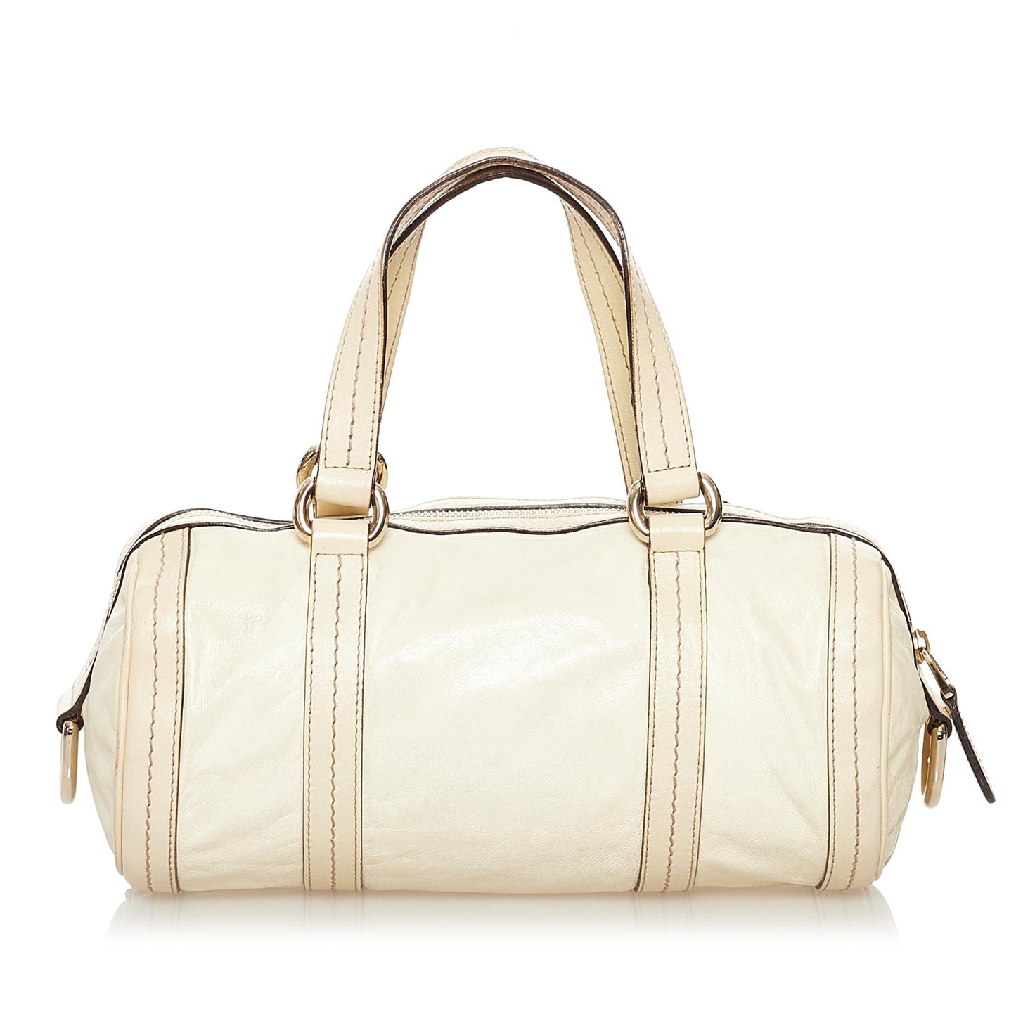 Gucci Duchessa SHG Leather Calf White Satchel Bag