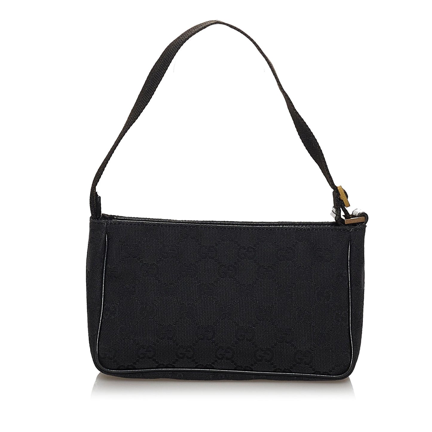 Gucci GG Baguette SHG Canvas Brown Handbag 4