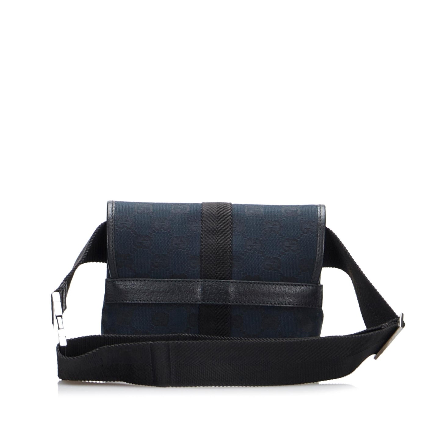 Gucci GG Belt SHG-U1P8Xl Canvas Black Accessory