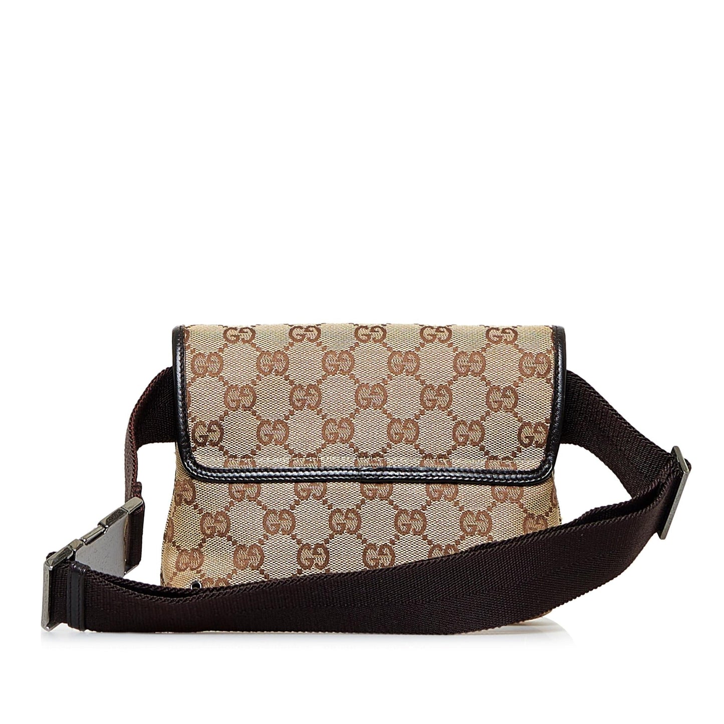 Gucci GG Belt SHG-ttXpFV Canvas Brown Accessory