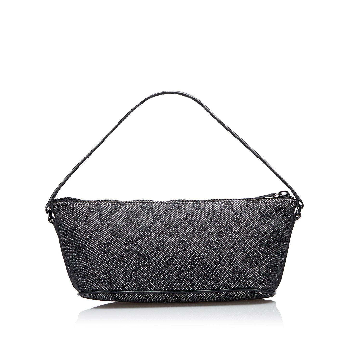Gucci GG Boat SHG-dGFX49 Canvas Grey Handbag