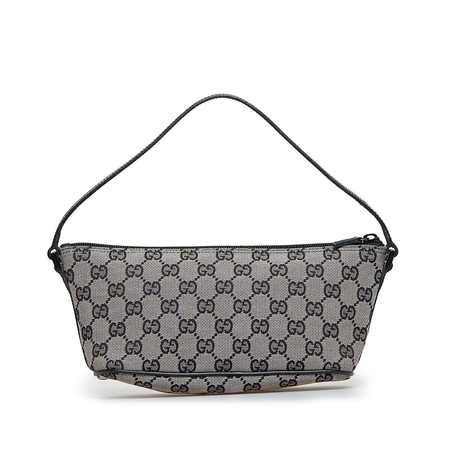 Gucci GG Boat SHG-OhgQOp Canvas Grey Handbag