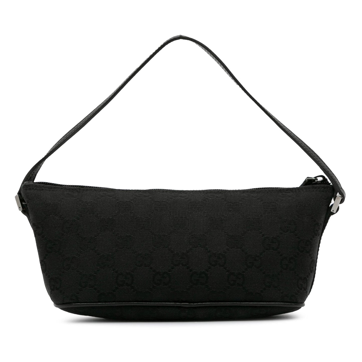 Gucci GG Boat SHG-ueDYmd Canvas Black Shoulder Bag