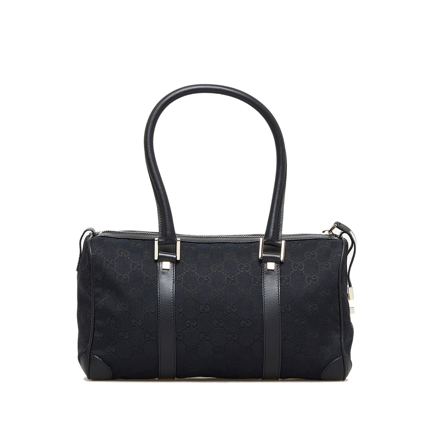 Gucci GG Boston SHG-30ciAF Canvas Black Satchel Bag