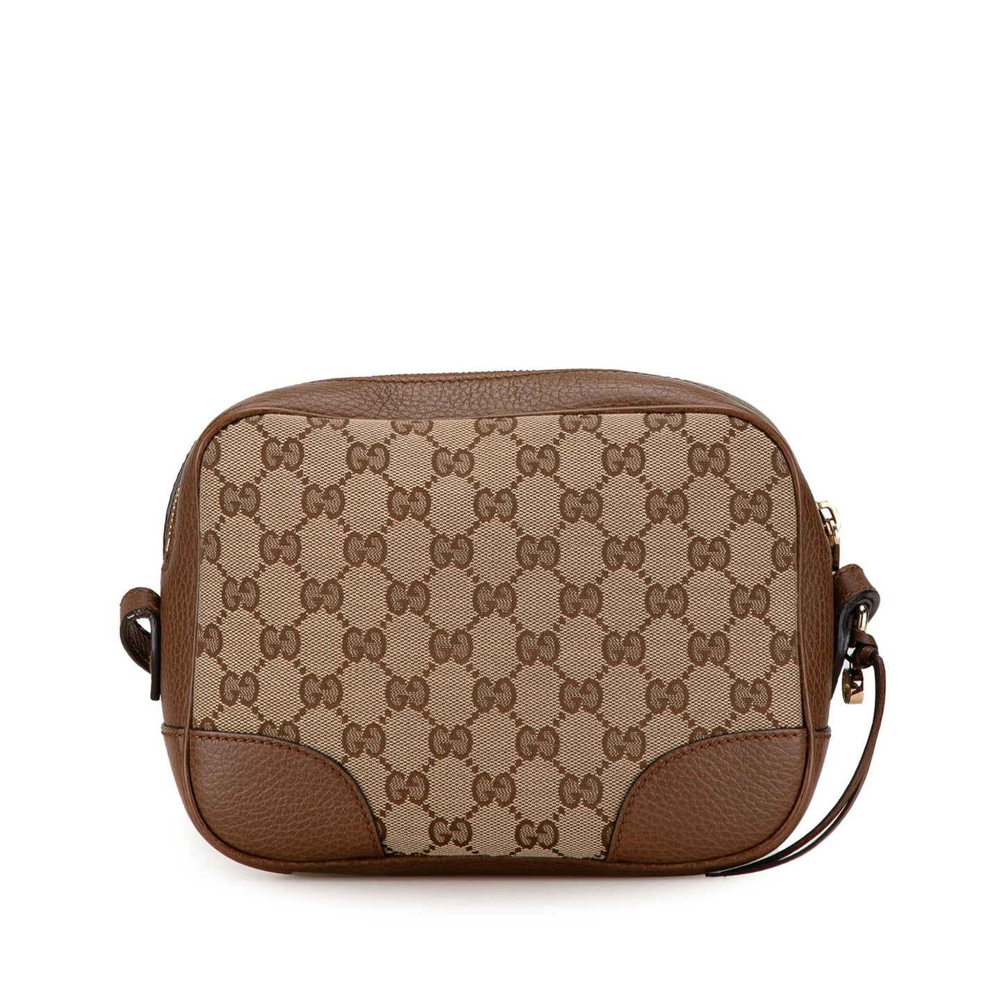 Gucci GG Bree SHG-6tx3cw Canvas Calf Brown Crossbody Bag