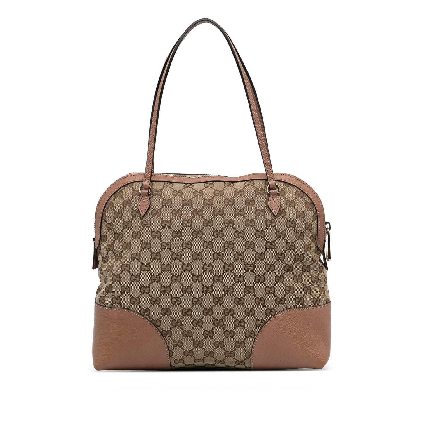 Gucci GG Bree SHG-peTxRU Canvas Calf Brown Shoulder Bag
