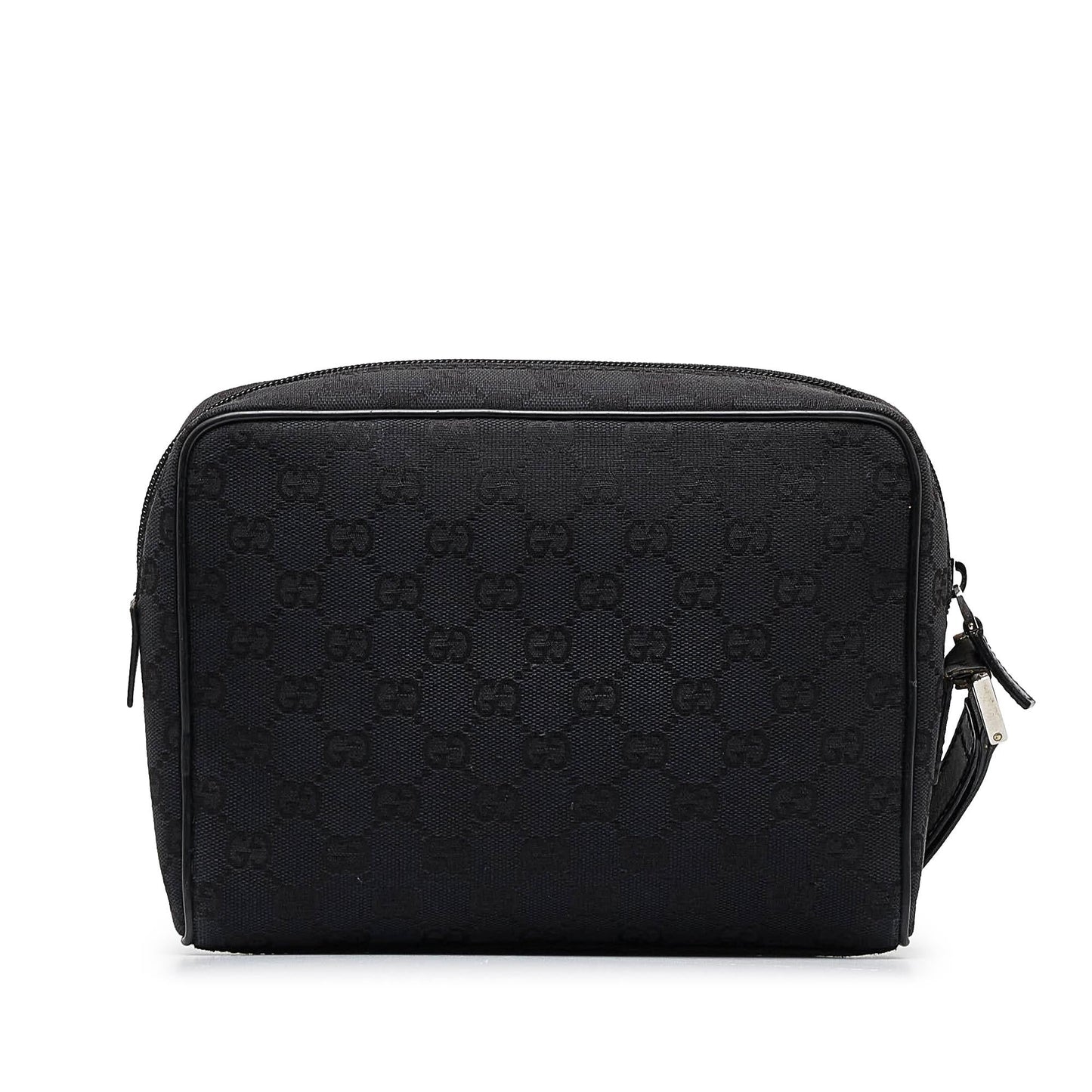 Gucci GG SHG-ygB3Ks Canvas Calf Black Clutch Bag