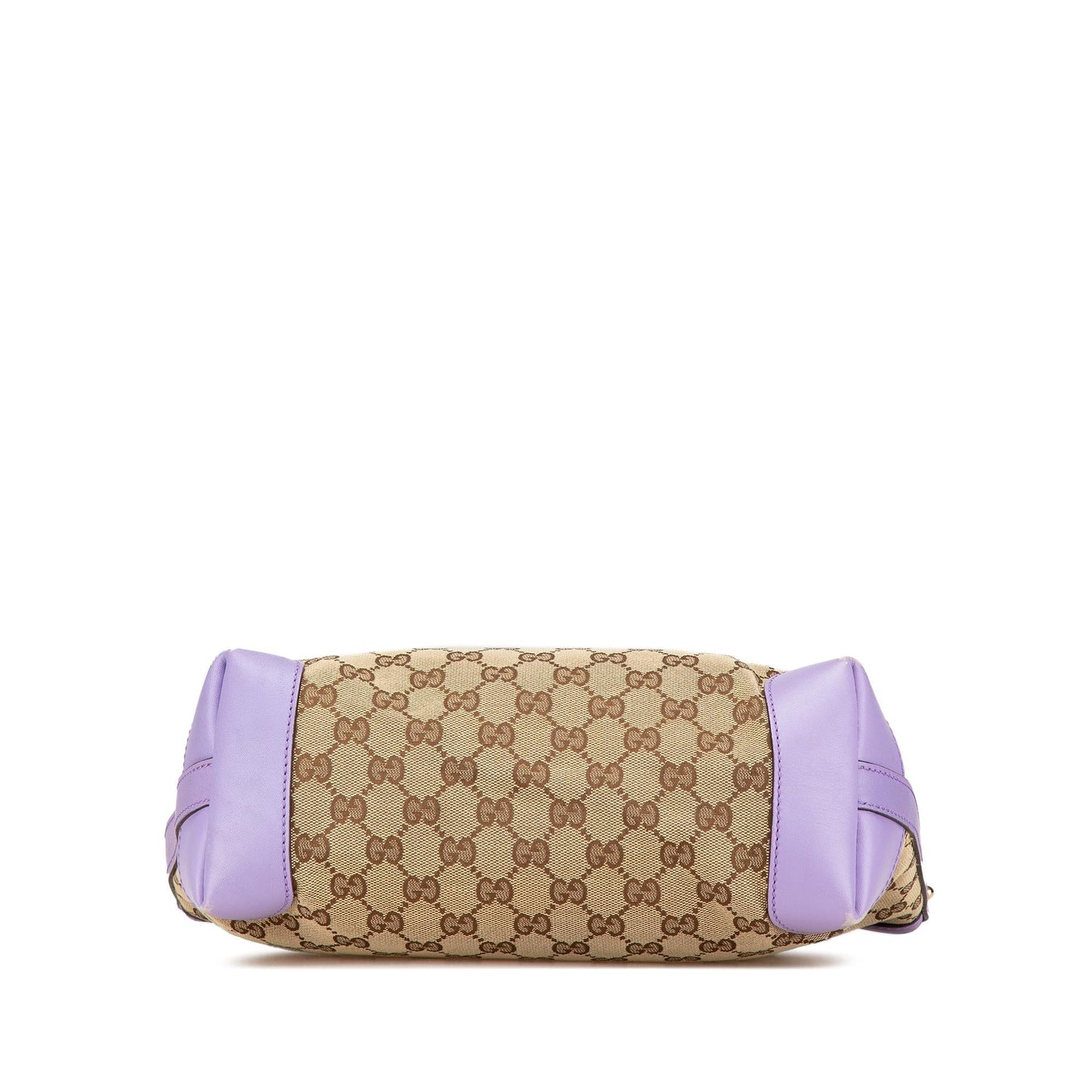 Gucci GG Craft Canvas Calf Brown Tote Bag Craft Tote