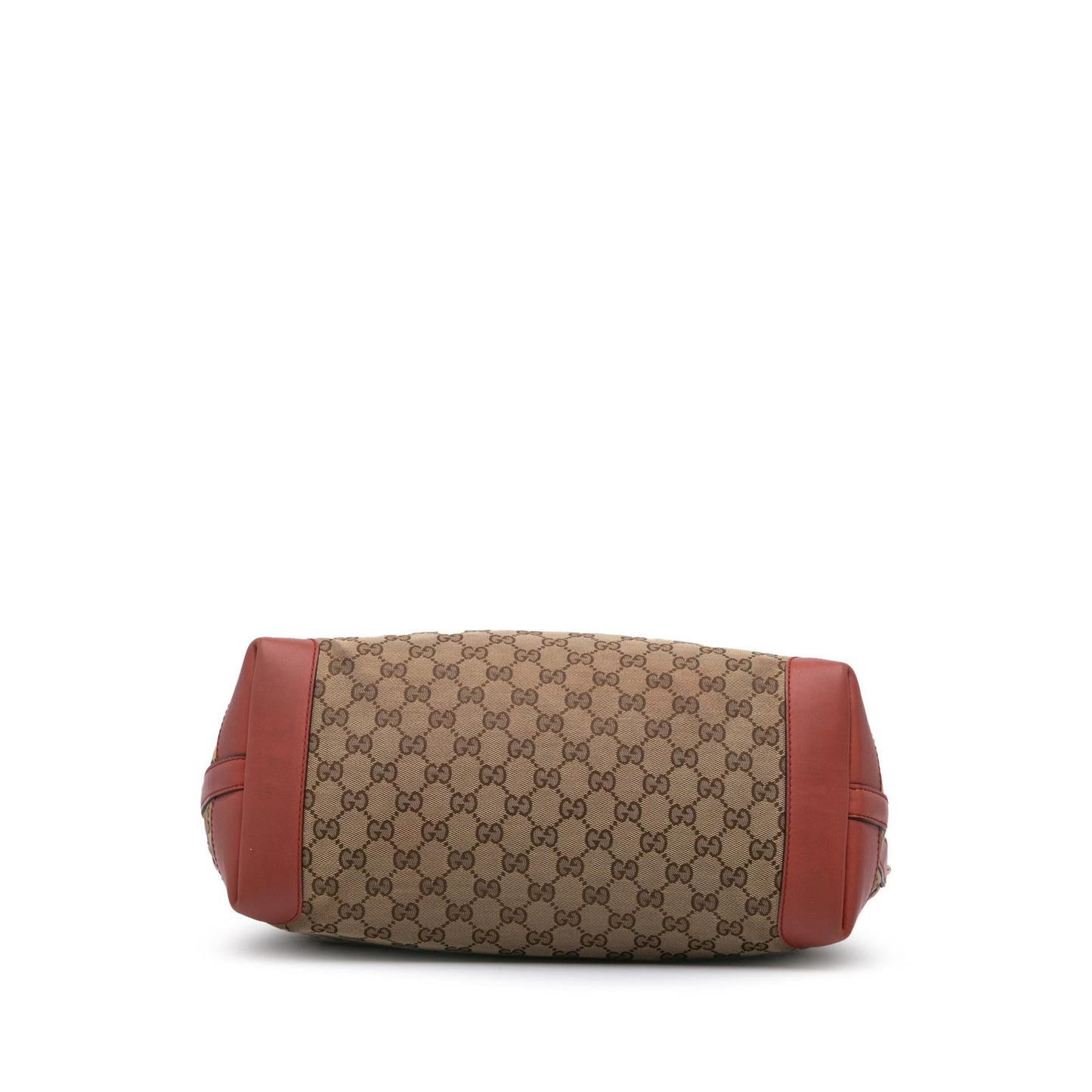 Gucci GG Craft Canvas Calf Brown Tote Bag Tote 4