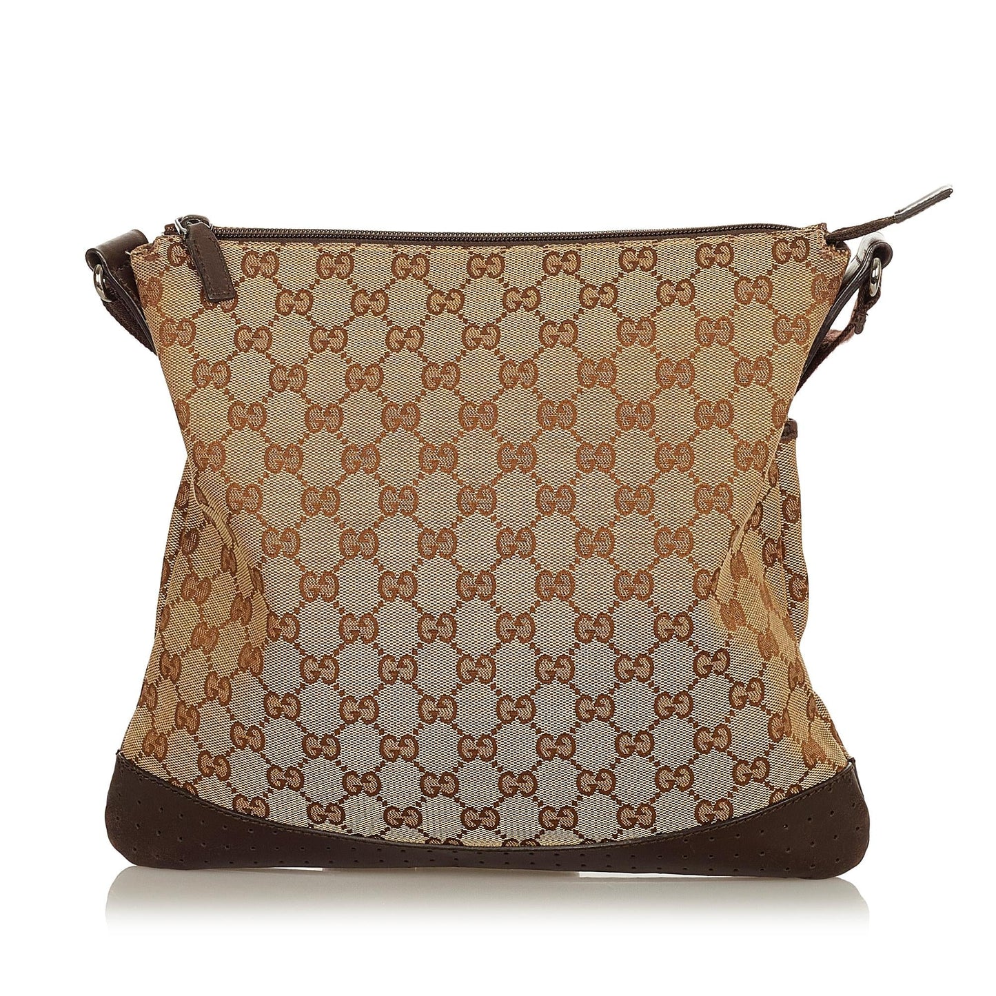 Gucci GG SHG Canvas Brown Crossbody Bag 18