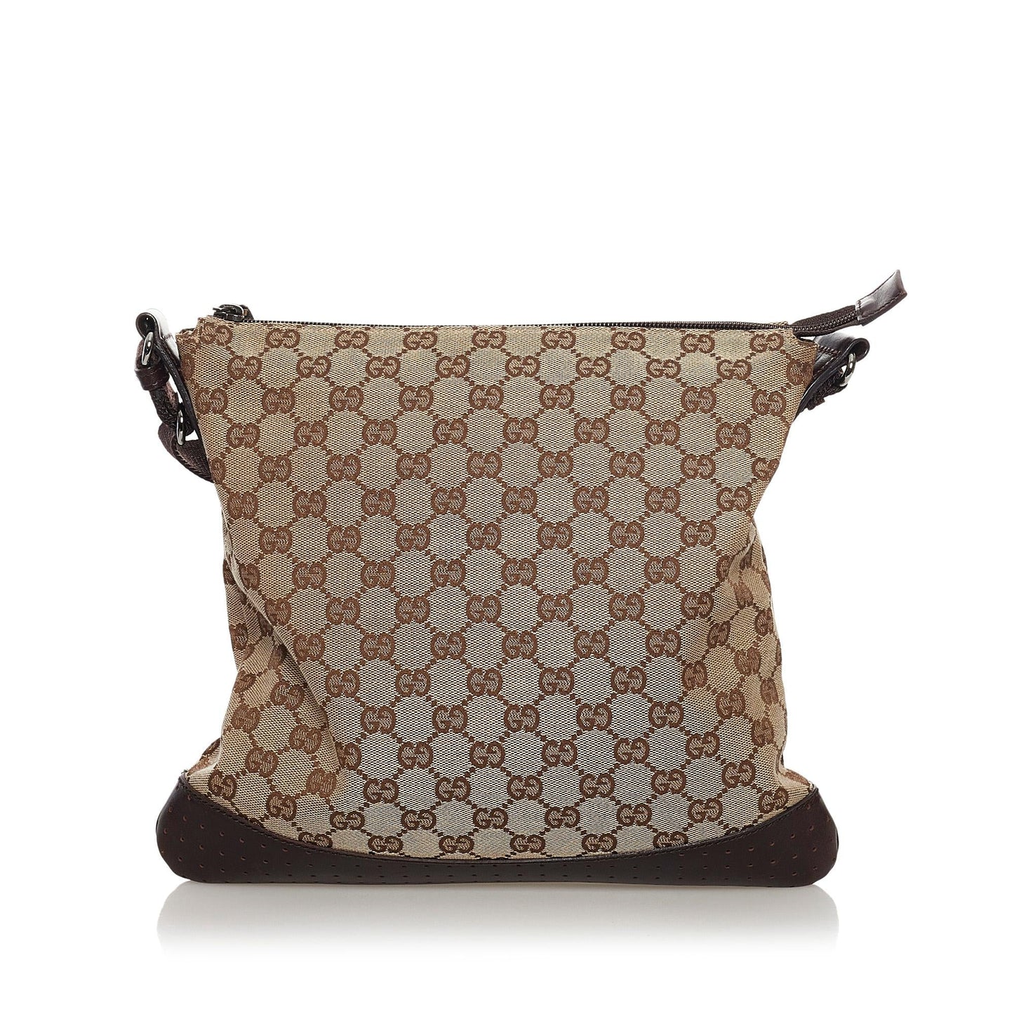Gucci GG SHG Canvas Brown Crossbody Bag 26